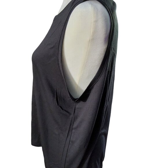 New Pair Womens Black and Relax,Recharge and Refill Your Water Bottle Sleeveless - Picture 7 of 10